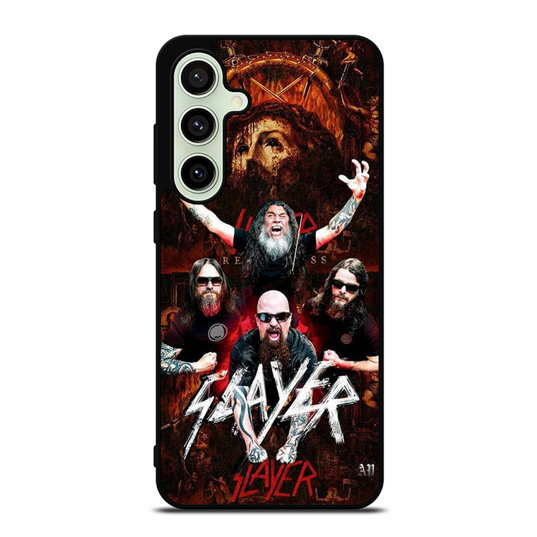 SLAYER METAL BAND POSTER Samsung Galaxy S24 FE Case Cover
