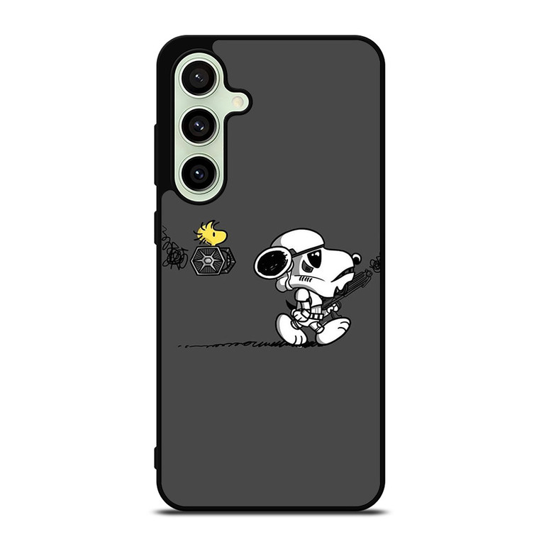 SNOOPY AND WOODSTOCK THE PEANUTS STAR WARS Samsung Galaxy S24 FE Case Cover