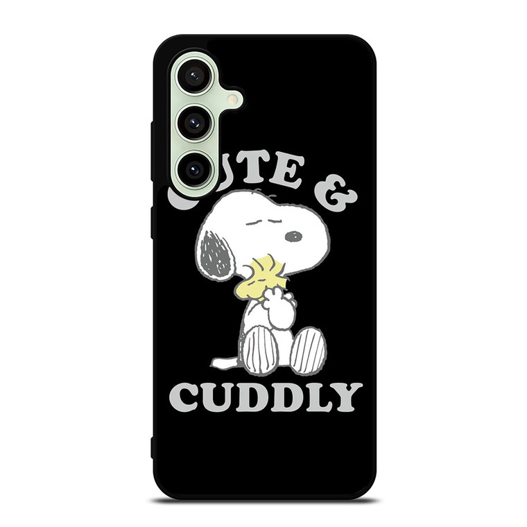 SNOOPY THE PEANUTS CUTE AND CUDDLY Samsung Galaxy S24 FE Case Cover
