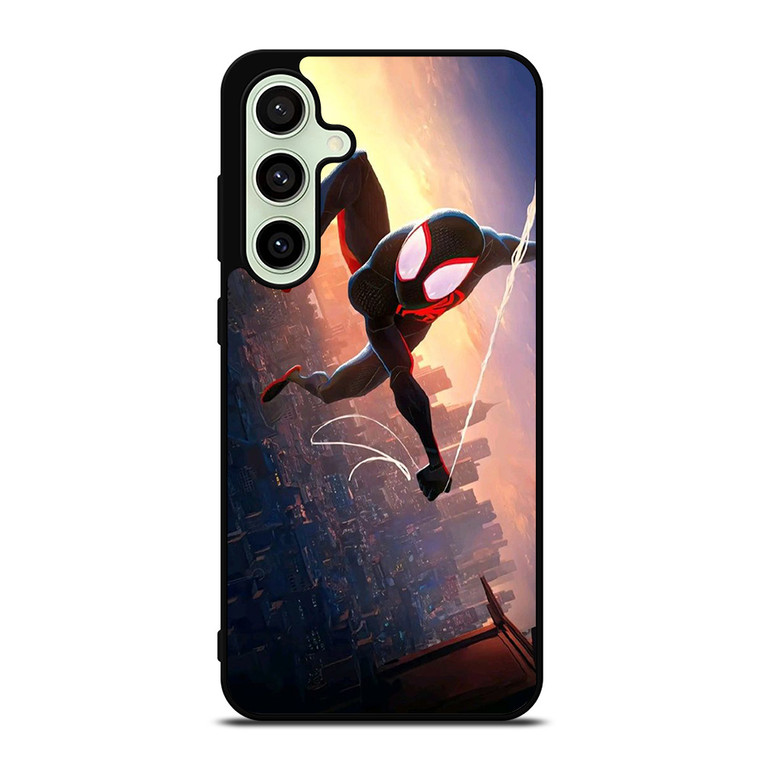 SPIDERMAN MILES MORALES ACROSS SPIDER-VERSE SWING Samsung Galaxy S24 FE Case Cover
