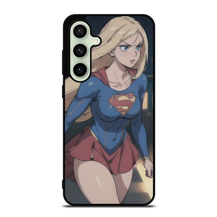 SUPER GIRL CARTOON MANGA ANIME Samsung Galaxy S24 FE Case Cover