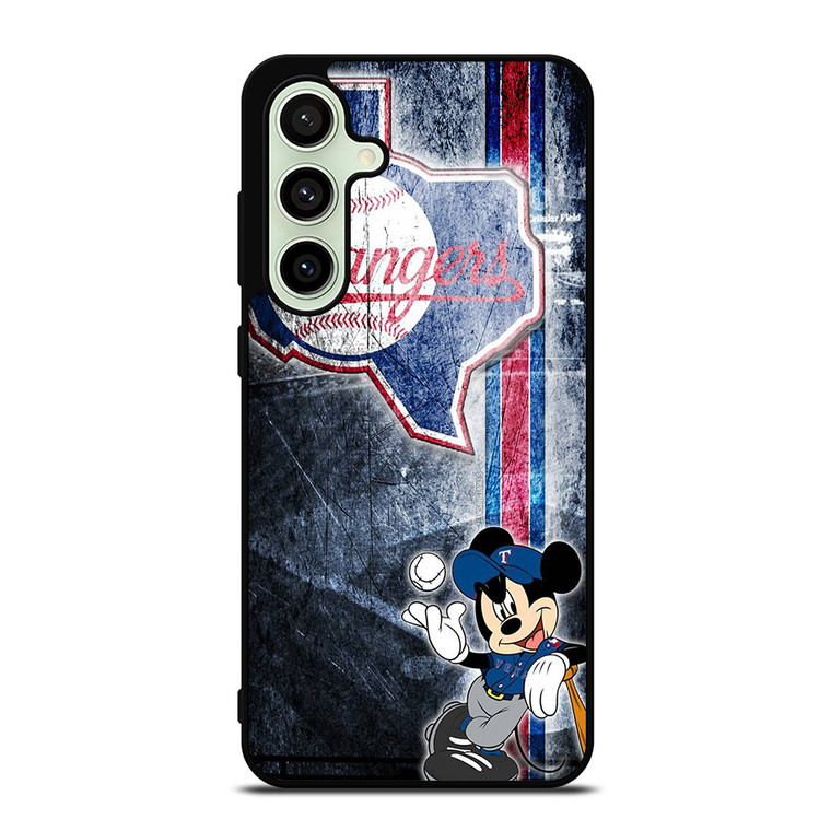 TEXAS RANGERS MICKEY MOUSE BASEBALL CLUB Samsung Galaxy S24 FE Case Cover
