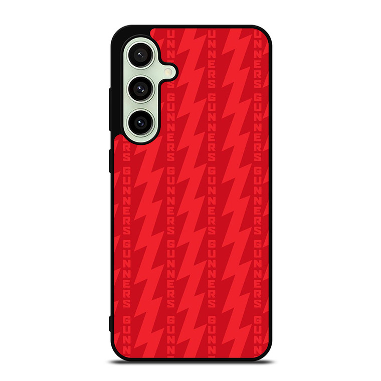 THE GUNNERS ARSENAL RED PATTERN Samsung Galaxy S24 FE Case Cover