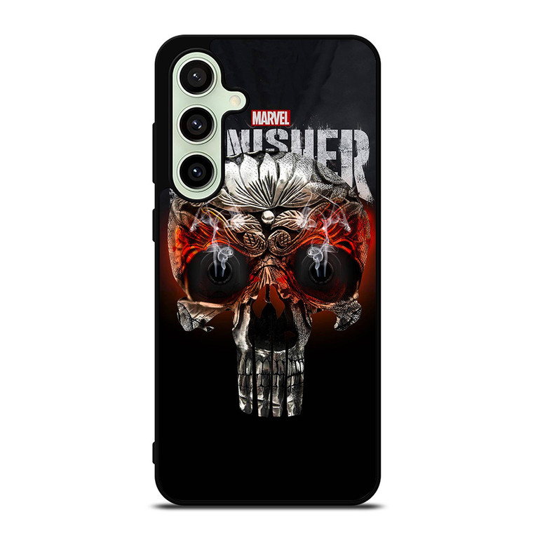 THE PUNISHER SKULL MARVEL Samsung Galaxy S24 FE Case Cover THE PUNISHER SKULL MARVEL Samsung Galaxy S24 FE Case Cover