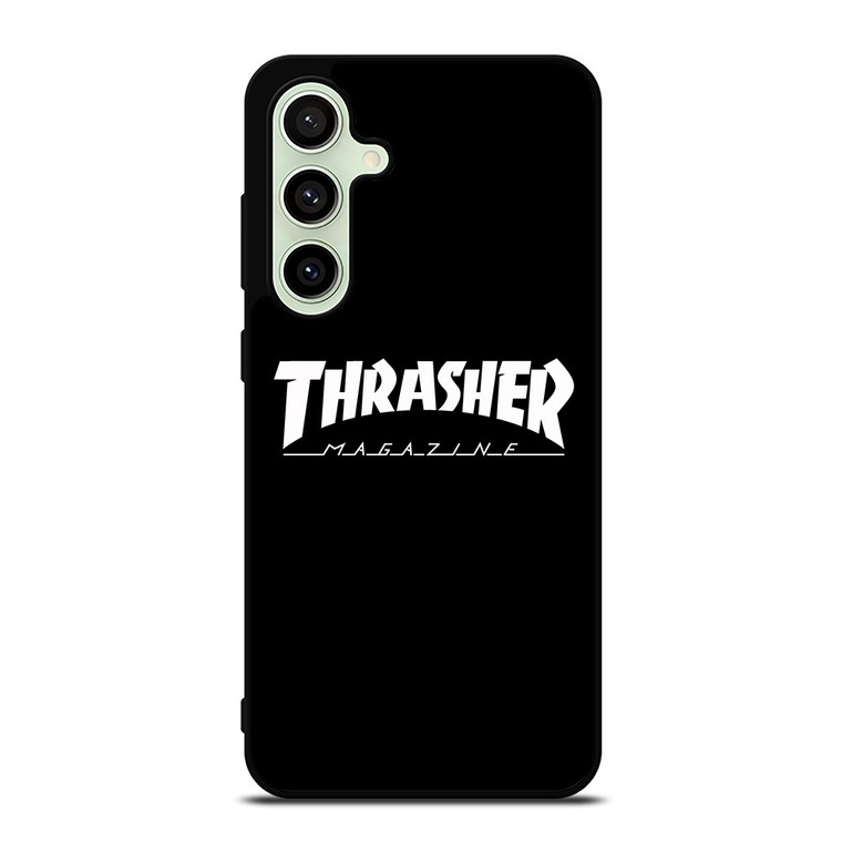 THRASHER SKATEBOARD MAGAZINE BLACK Samsung Galaxy S24 FE Case Cover