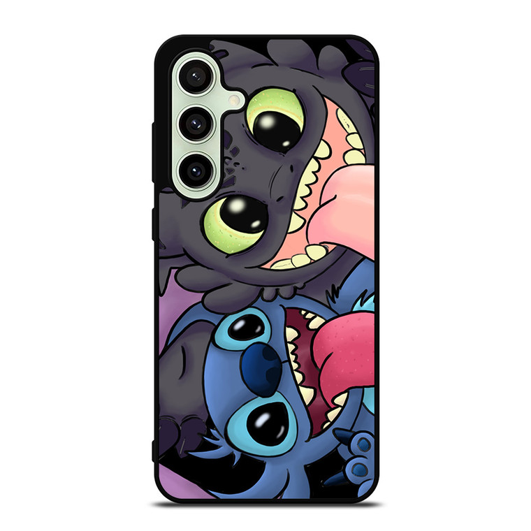TOOTHLESS AND STITCH CARTOON Samsung Galaxy S24 FE Case Cover