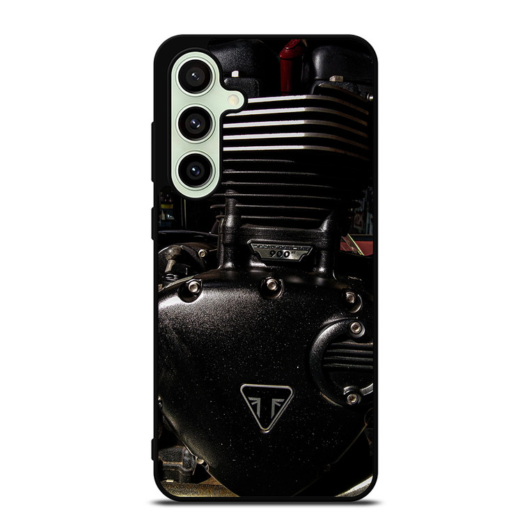 TRIUMPH MOTORCYCLE ENGINE Samsung Galaxy S24 FE Case Cover TRIUMPH MOTORCYCLE ENGINE Samsung Galaxy S24 FE Case Cover
