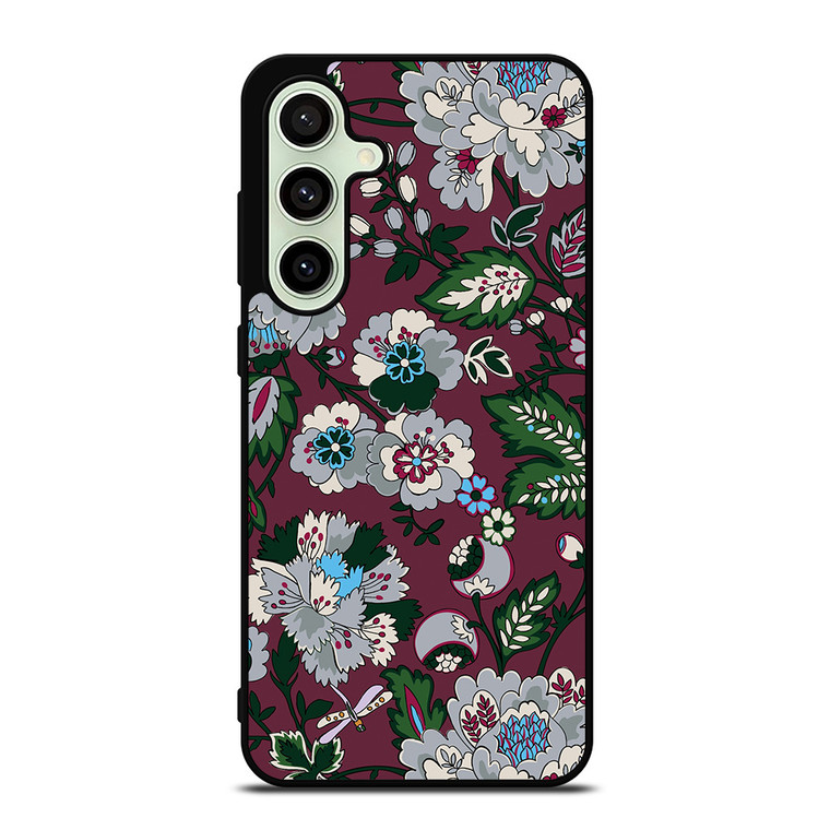 VERA BRADLEY BORDEAUX BLOOMS Samsung Galaxy S24 FE Case Cover