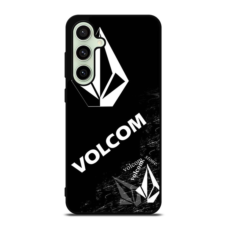 VOLCOM BLACK LOGO Samsung Galaxy S24 FE Case Cover