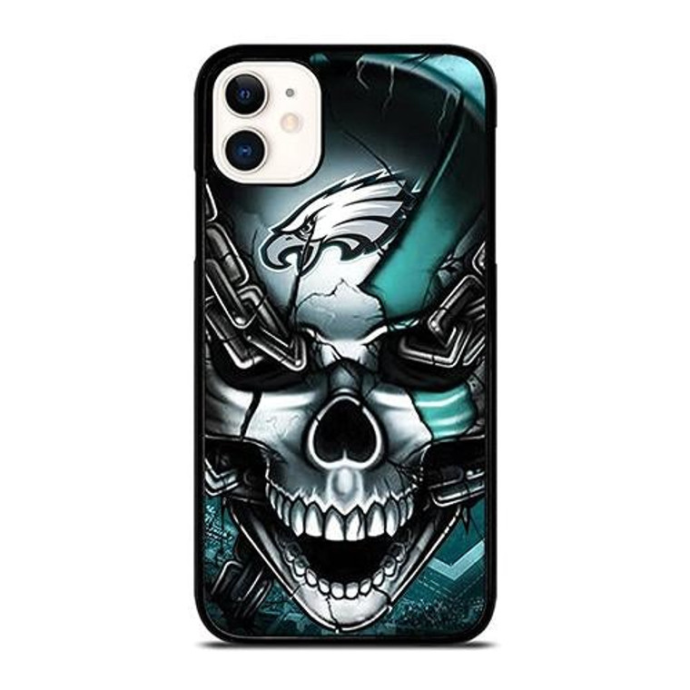 PHILADELPHIA EAGLES SKULL LOGO iPhone 11 Case Cover