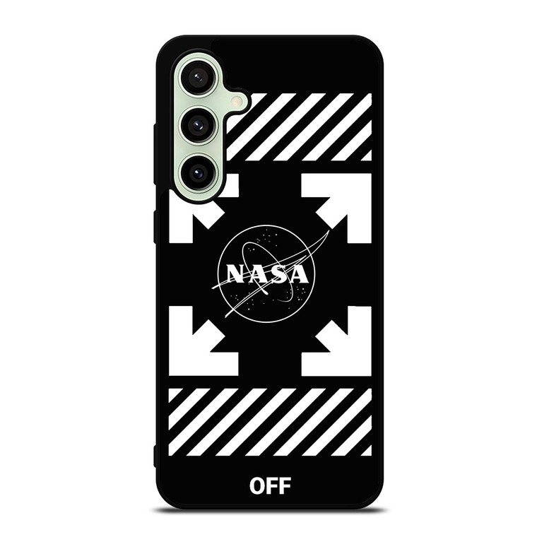 WHITE NASA OFF Samsung Galaxy S24 FE Case Cover