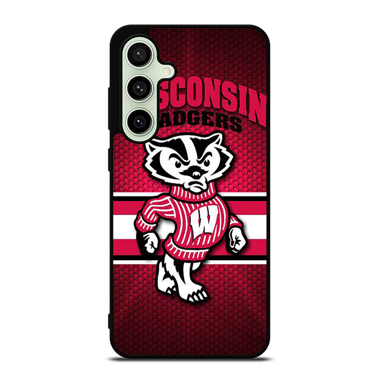 WISCONSIN BADGER FOOTBALL LOGO 2 Samsung Galaxy S24 FE Case Cover