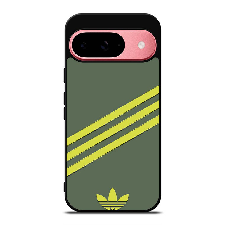 ADIDAS ORIGINALS STRIPES GREEN YELLOW Google Pixel 9 Case Cover
