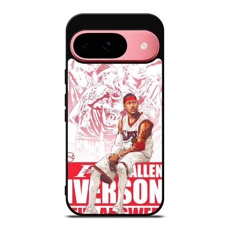ALLEN IVERSON SIXERS NBA Google Pixel 9 Case Cover