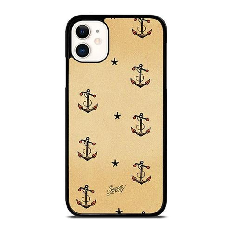 SAILOR JERRY ANCHOR PATTERN iPhone 11 Case Cover