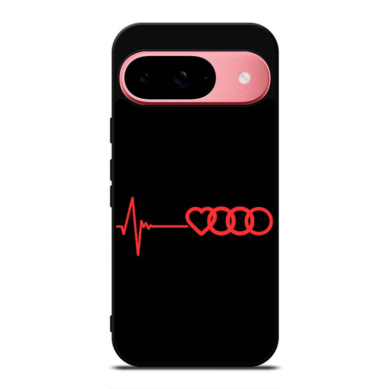AUDI HEART BEATING Google Pixel 9 Case Cover