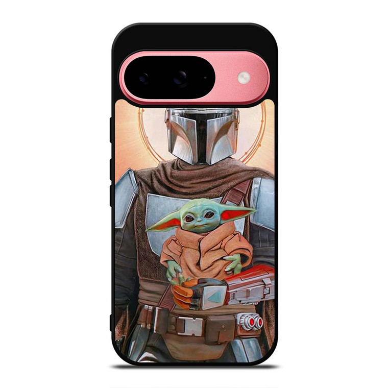 BABY YODA AND THE MANDALORIAN STAR WARS Google Pixel 9 Case Cover