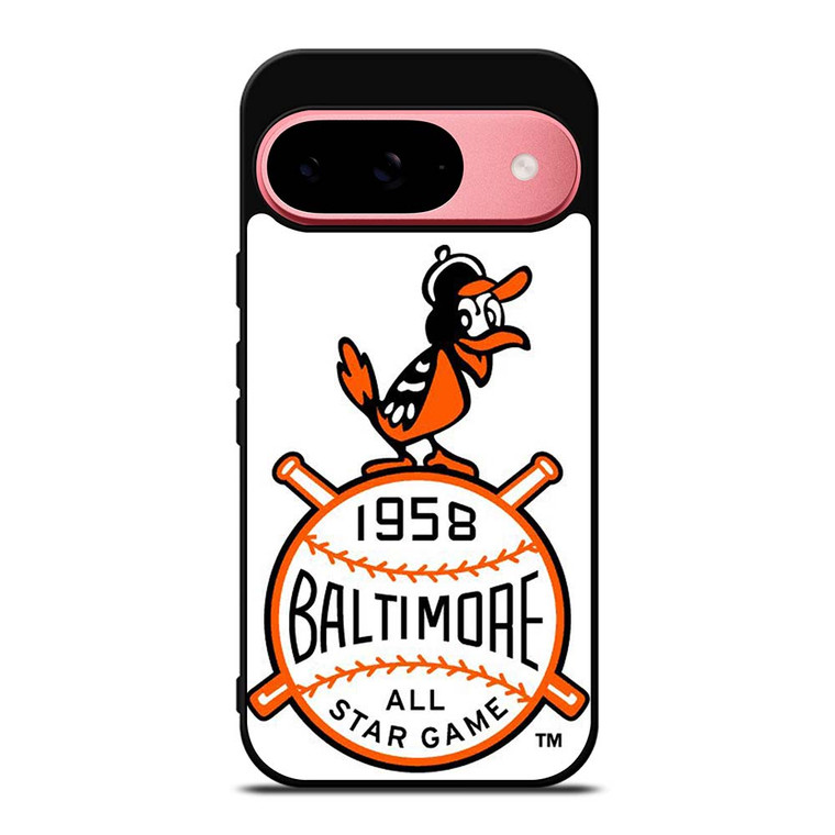 BALTIMORE ORIOLES LOGO BASEBALL TEAM 1958 Google Pixel 9 Case Cover