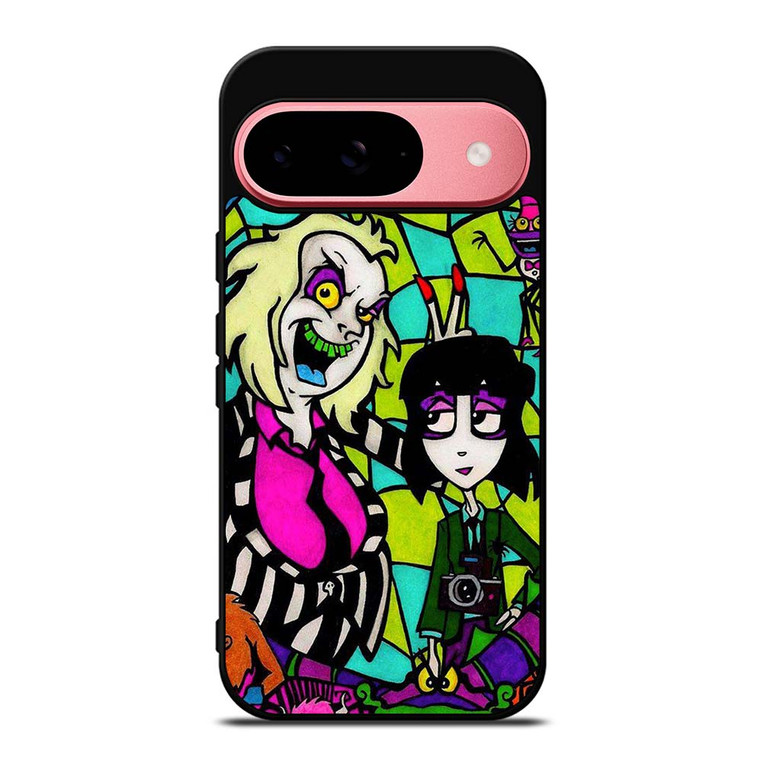 BEETLEJUICE TIM BURTON CARTOON GLASS Google Pixel 9 Case Cover