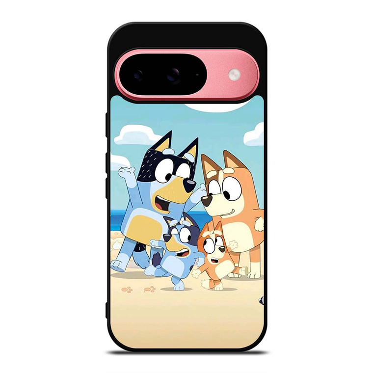 BLUEY HEELERS FAMILY CARTOON Google Pixel 9 Case Cover
