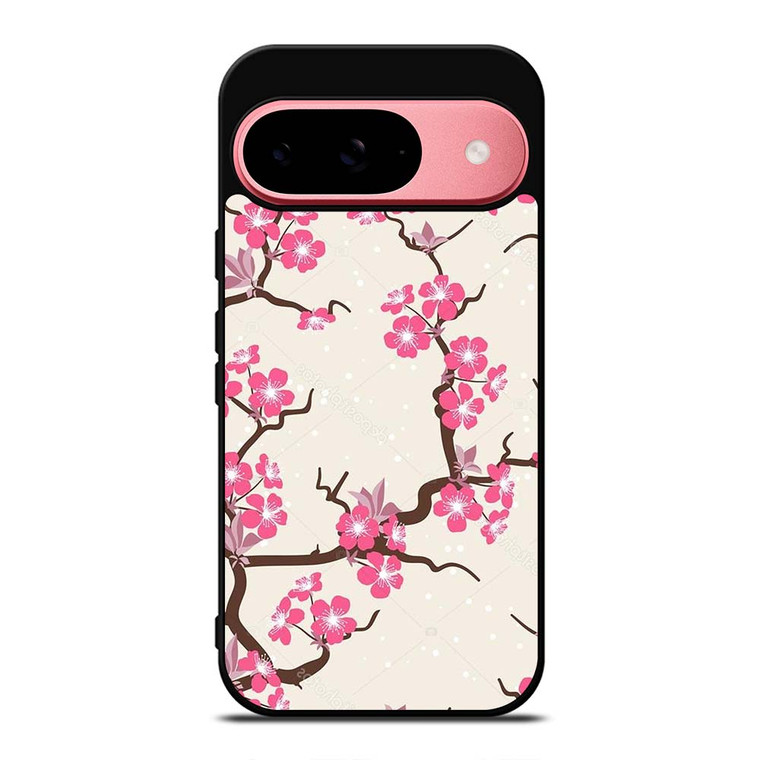 CHERRY BLOSSOM FLOWERS PATTERN Google Pixel 9 Case Cover