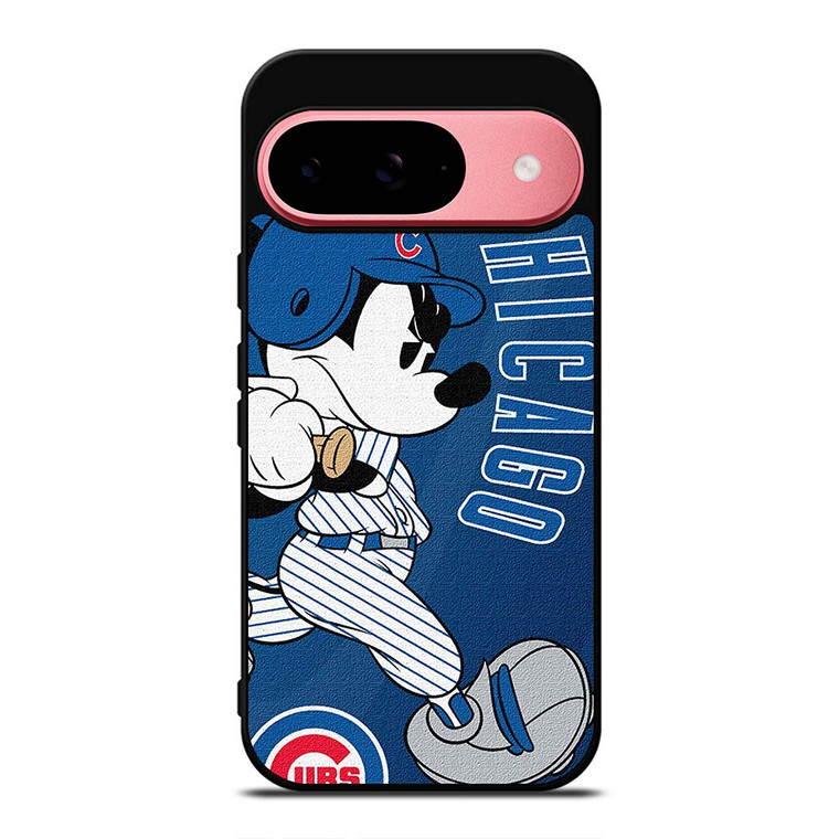 CHICAGO CUBS LOGO MICKEY MOUSE Google Pixel 9 Case Cover