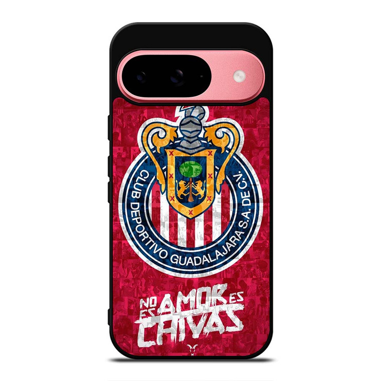 CHIVAS DE GUADALAJARA FOOTBALL CLUB LOGO Google Pixel 9 Case Cover