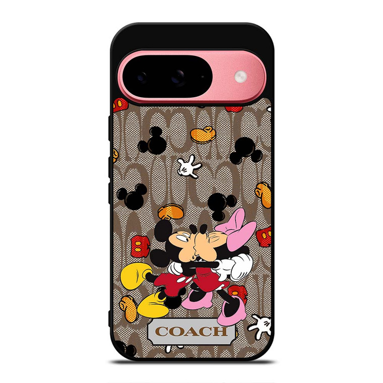 COACH MICKEY MINNIE MOUSE KISS Google Pixel 9 Case Cover