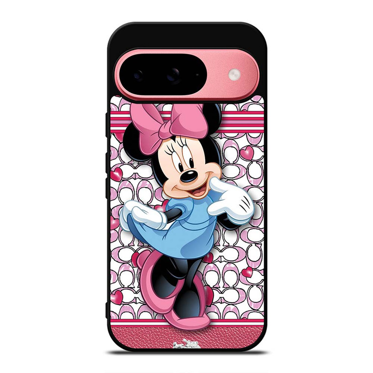 COACH MINNIE MOUSE PINK PATTERN Google Pixel 9 Case Cover