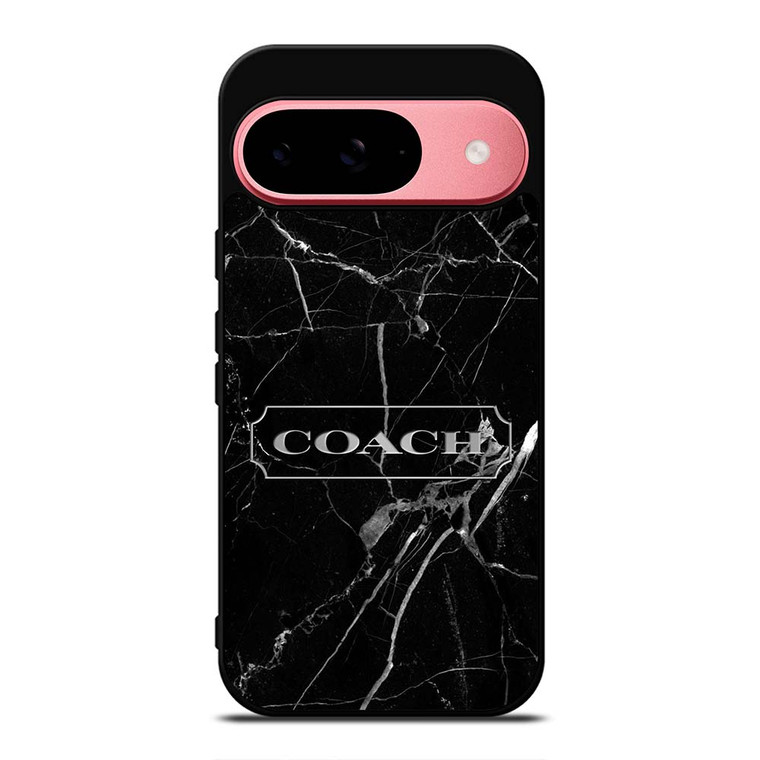 COACH NEW YORK SILVER MARBLE Google Pixel 9 Case Cover