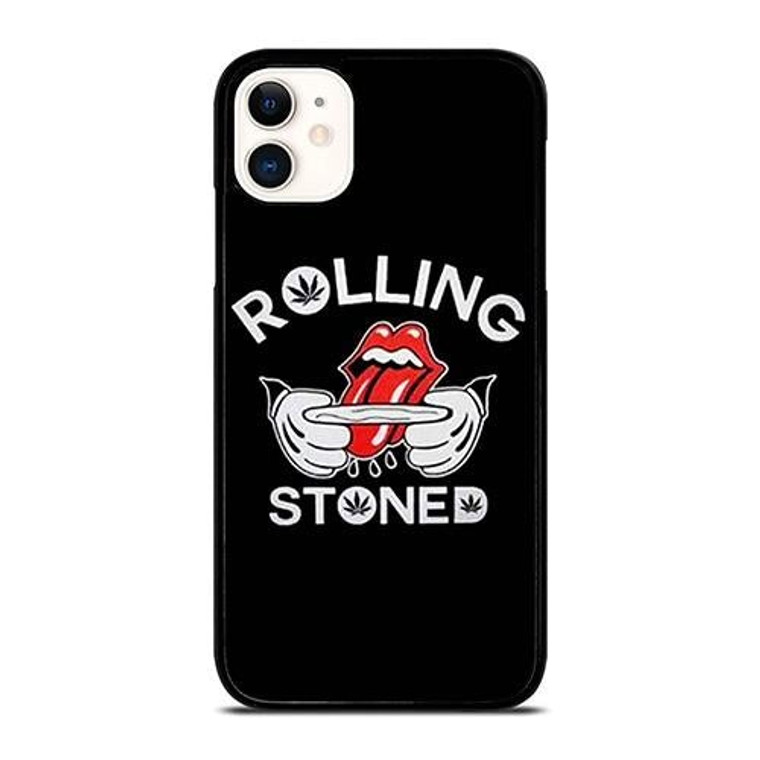 THE ROLLING STONES WEED LOGO iPhone 11 Case Cover