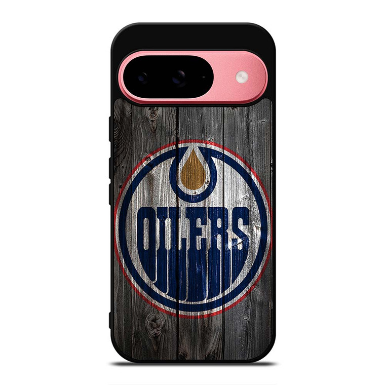 EDMONTON OILERS WOODEN LOGO Google Pixel 9 Case Cover