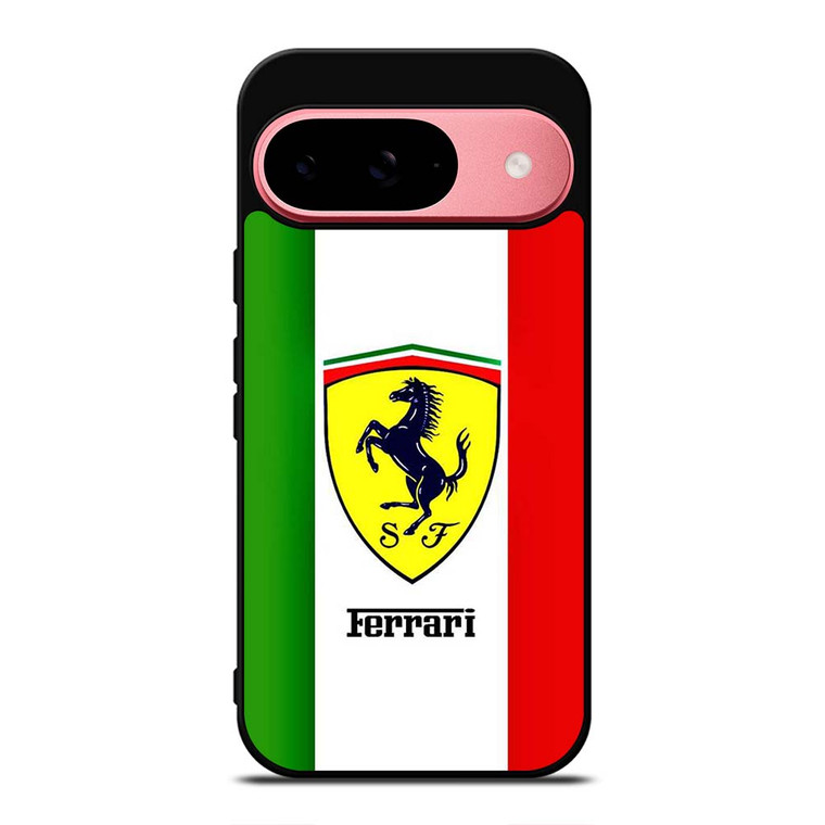FERRARI ITALI FLAG LOGO Google Pixel 9 Case Cover