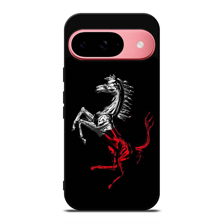 FERRARI LOGO CHROME HORSE Google Pixel 9 Case Cover