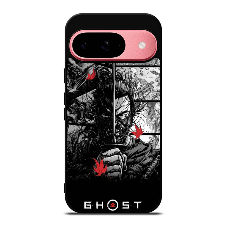 GHOST OF TSUSHIMA LOGO BLACK WHITE Google Pixel 9 Case Cover