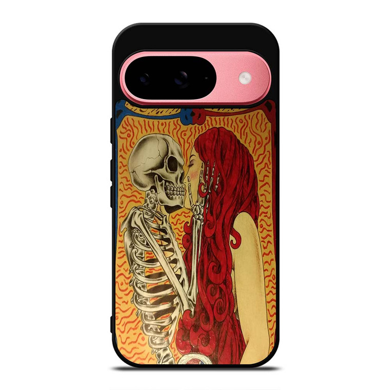 GRATEFUL DEAD KISSING SKELETON Google Pixel 9 Case Cover
