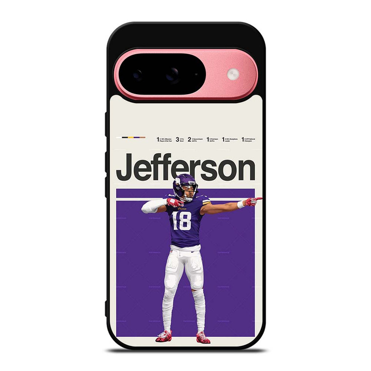 JUSTIN JEFFERSON NFL MINNESOTA VIKINGS Google Pixel 9 Case Cover