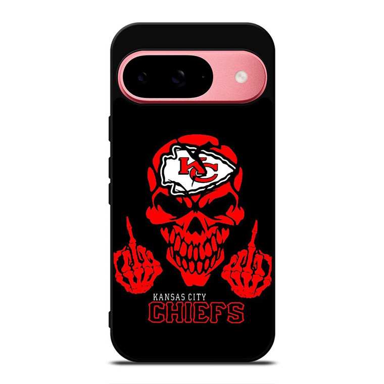 KANSAS CITY CHIEFS SKUL LOGO Google Pixel 9 Case Cover