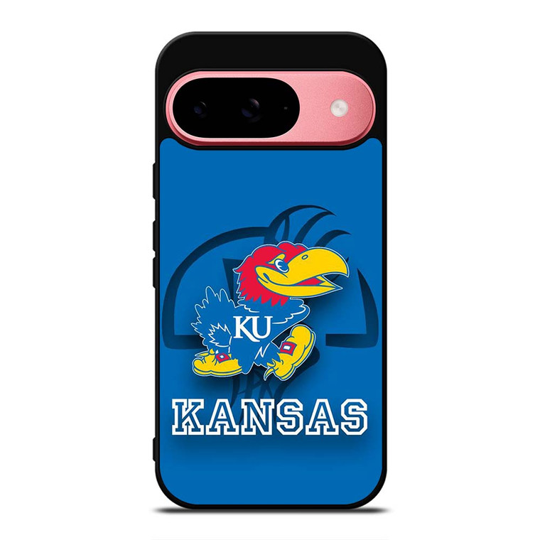 KANSAS JAYHAWKS BASKETBALL LOGO Google Pixel 9 Case Cover