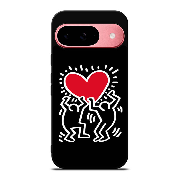 KEITH HARING LOVE Google Pixel 9 Case Cover