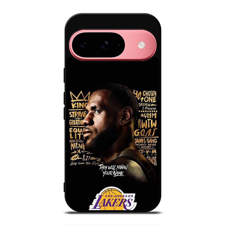 LEBRON JAMES QUOTE LA LAKERS Google Pixel 9 Case Cover