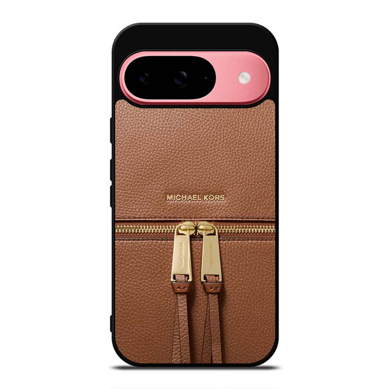 MICHAEL KORS MK LOGO BACKPACK BAG BROWN Google Pixel 9 Case Cover