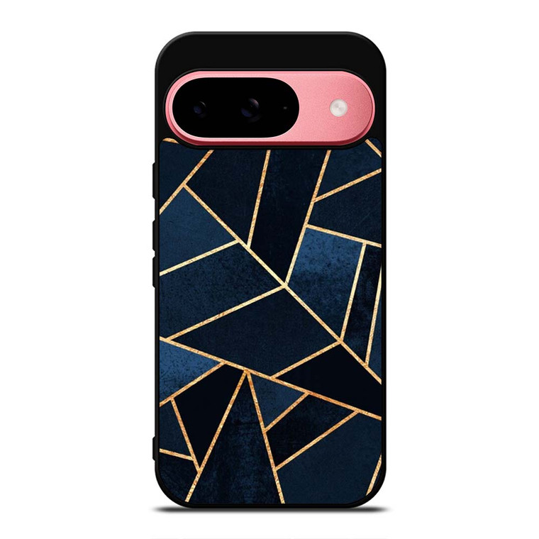 NAVY STONE CERAMIC ABSTRACT Google Pixel 9 Case Cover