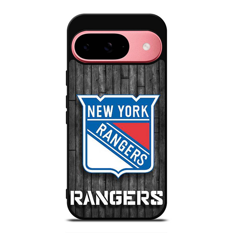NEW YORK RANGERS WOODEN LOGO Google Pixel 9 Case Cover