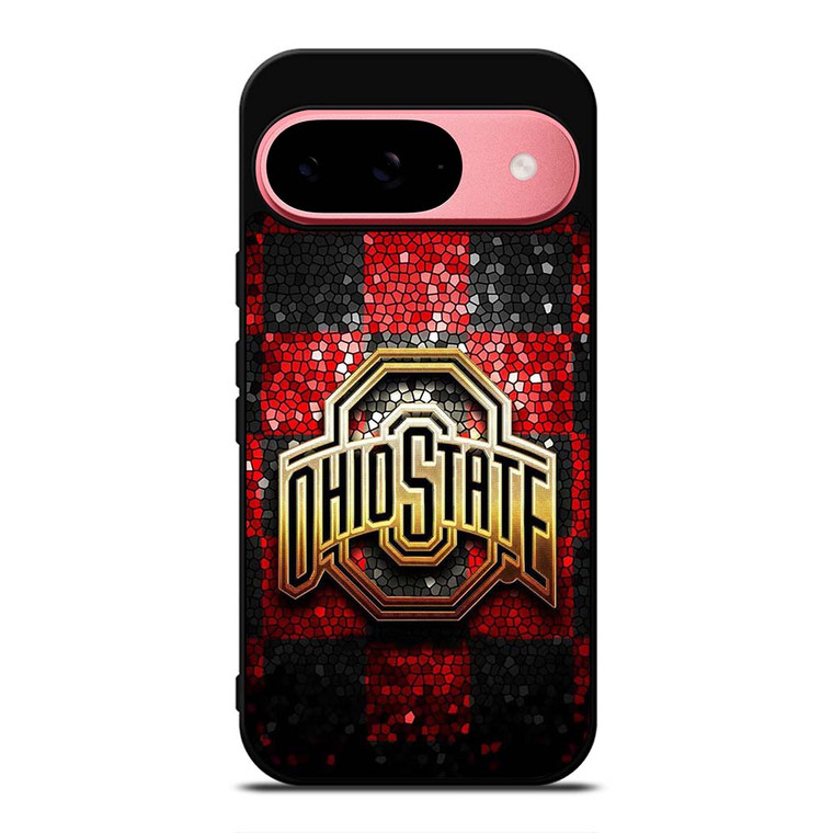 OHIO STATE LOGO FOOTBALL MOZAIC ICON Google Pixel 9 Case Cover