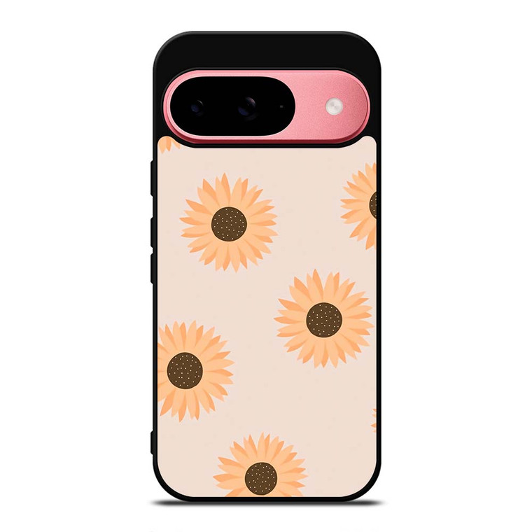 PASTEL SUNFLOWER PATTERN Google Pixel 9 Case Cover