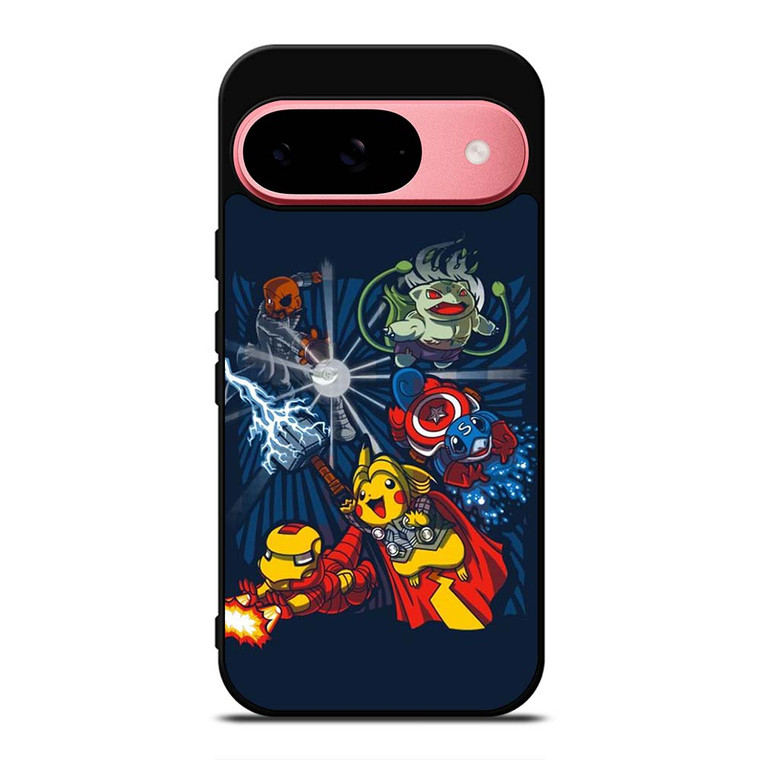 POKEMON AVENGERS CUTE Google Pixel 9 Case Cover
