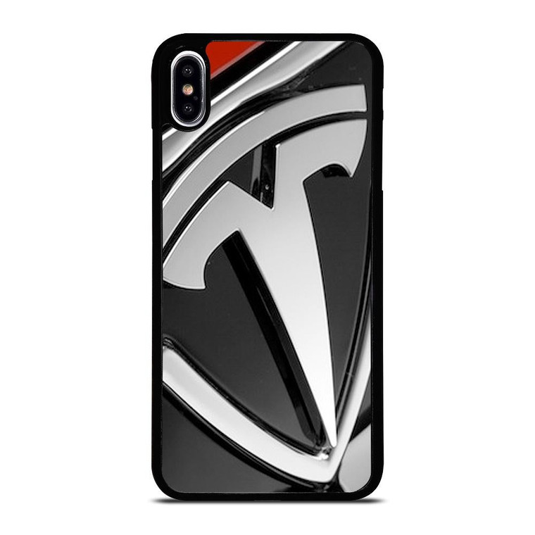 TESLA MOTOR EMBLEM LOGO iPhone XS Max Case Cover
