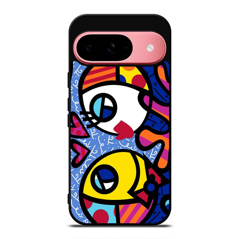 ROMERO BRITTO FISH LOVE Google Pixel 9 Case Cover