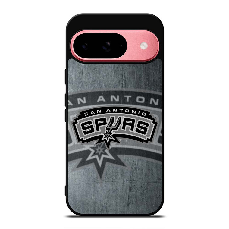 SAN ANTONIO SPURS METAL LOGO Google Pixel 9 Case Cover